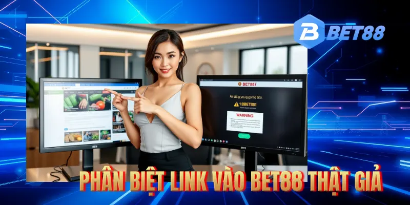Cách phân biệt link BET88 thật và link giả mạo